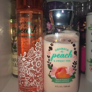 Georgia peach and sweet tea set